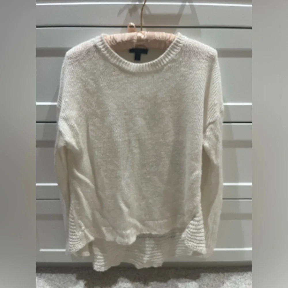 J.Crew Linen Tunic Beach Sweater Medium